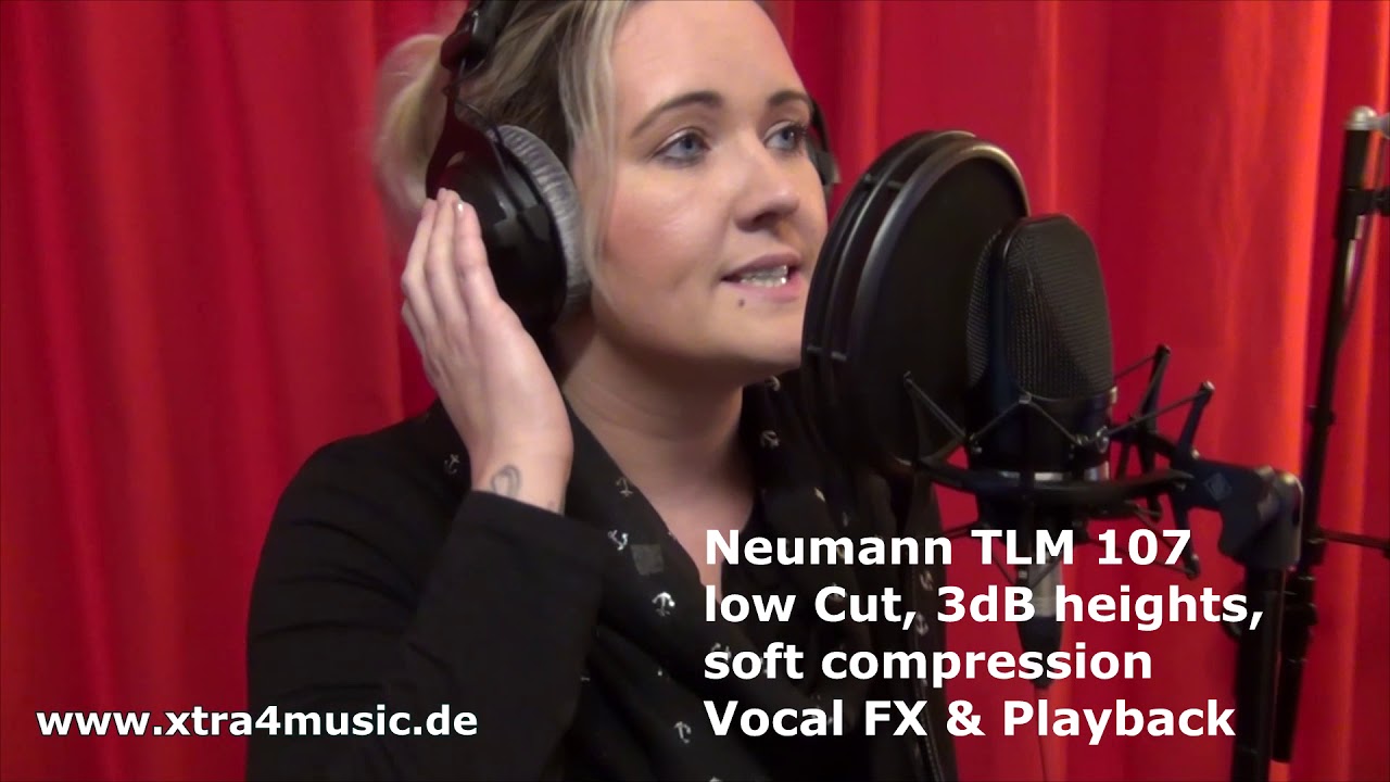 Studio Mikrofon Test f&uuml;r S&auml;ngerin Isy Voice