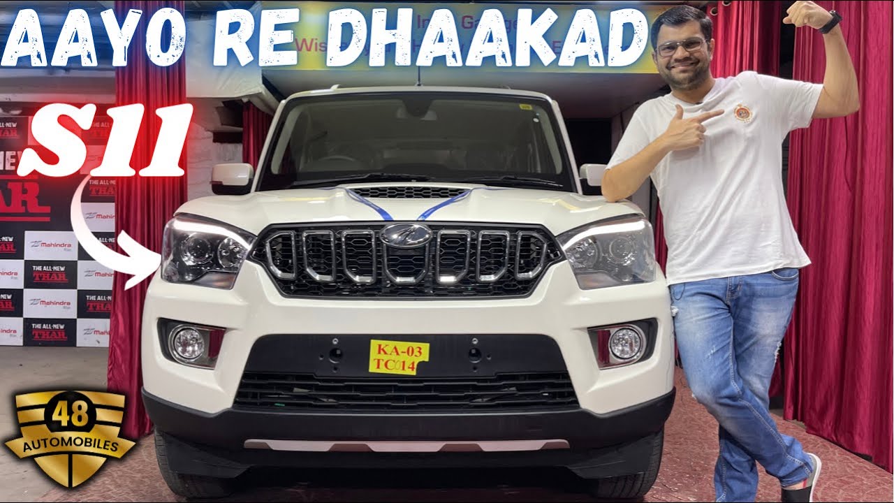2022 Mahindra Scorpio S11 Top Model Features,Interior & Exterior Explained in Hindi|Price17.60Lakhs