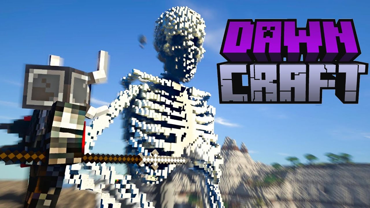 این مود پک ماینکرافت یک سال طول کشید تا ساخته بشه - Minecraft DawnCraft #1