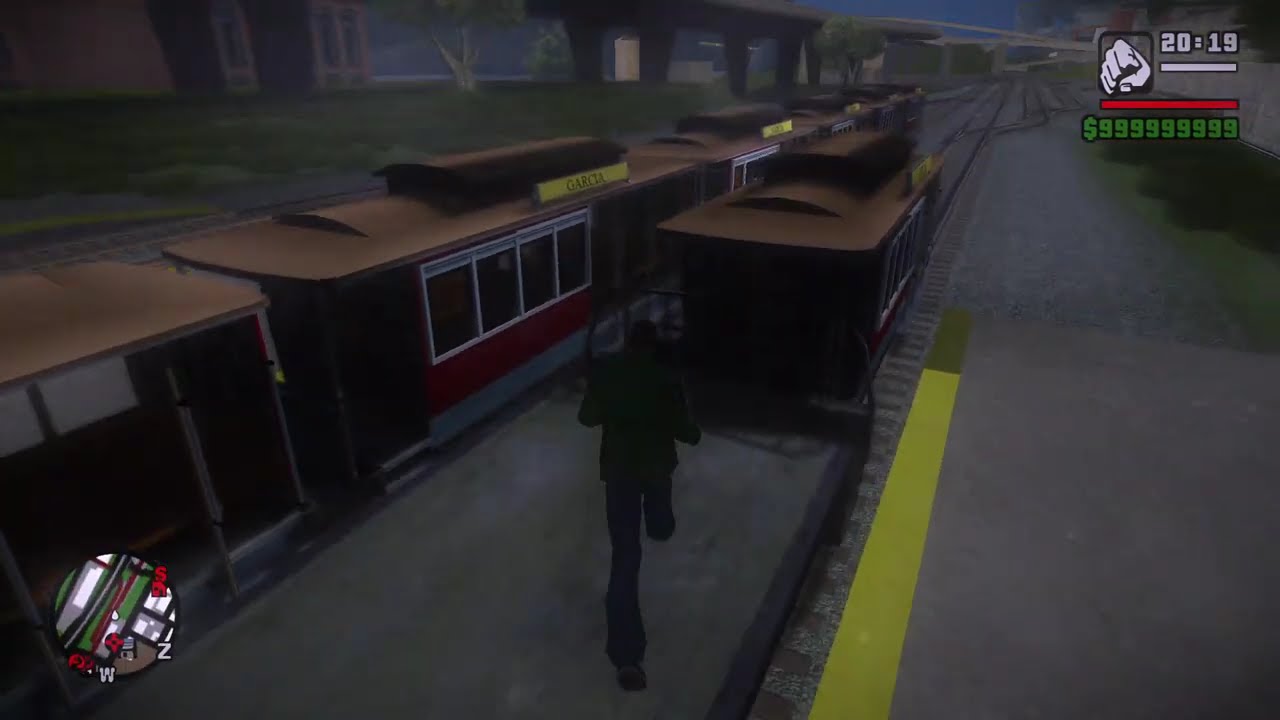 TRENİN ÜSTÜNDE SAN FİERRO'DAN UNITY STATION'A! GTA SAN ANDREAS