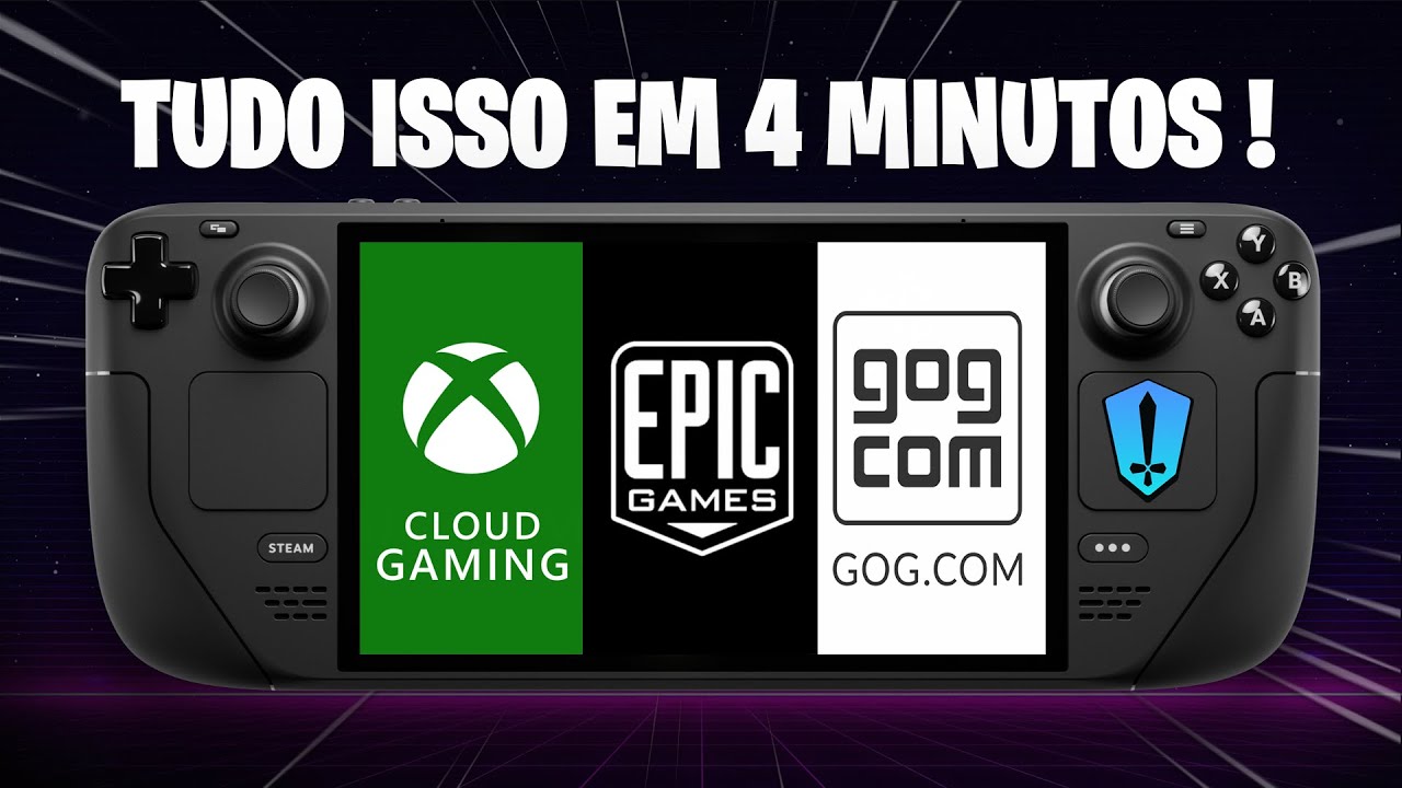 INSTALAR O XBOX CLOUD, EPIC GAMES E GOG NO SEU STEAM DECK NUNCA FOI TÃO FÁCIL! NOVO HEROIC 2.8.0