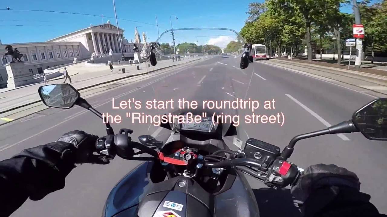 Touring Vienna on a Motorcyle