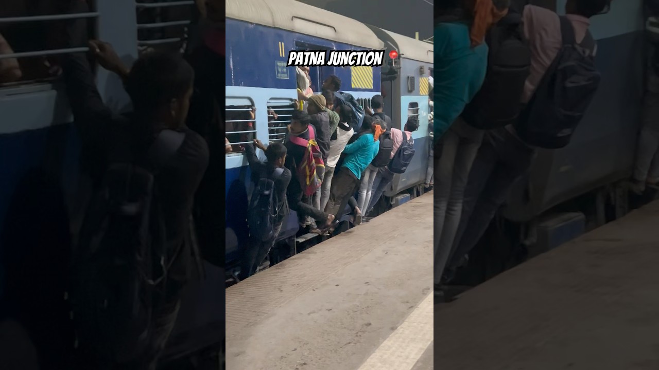 Patna junction 😱😬🚂#railway #shorts #shortsvideo #shortsfeed #patnajunction #vandebharat #train