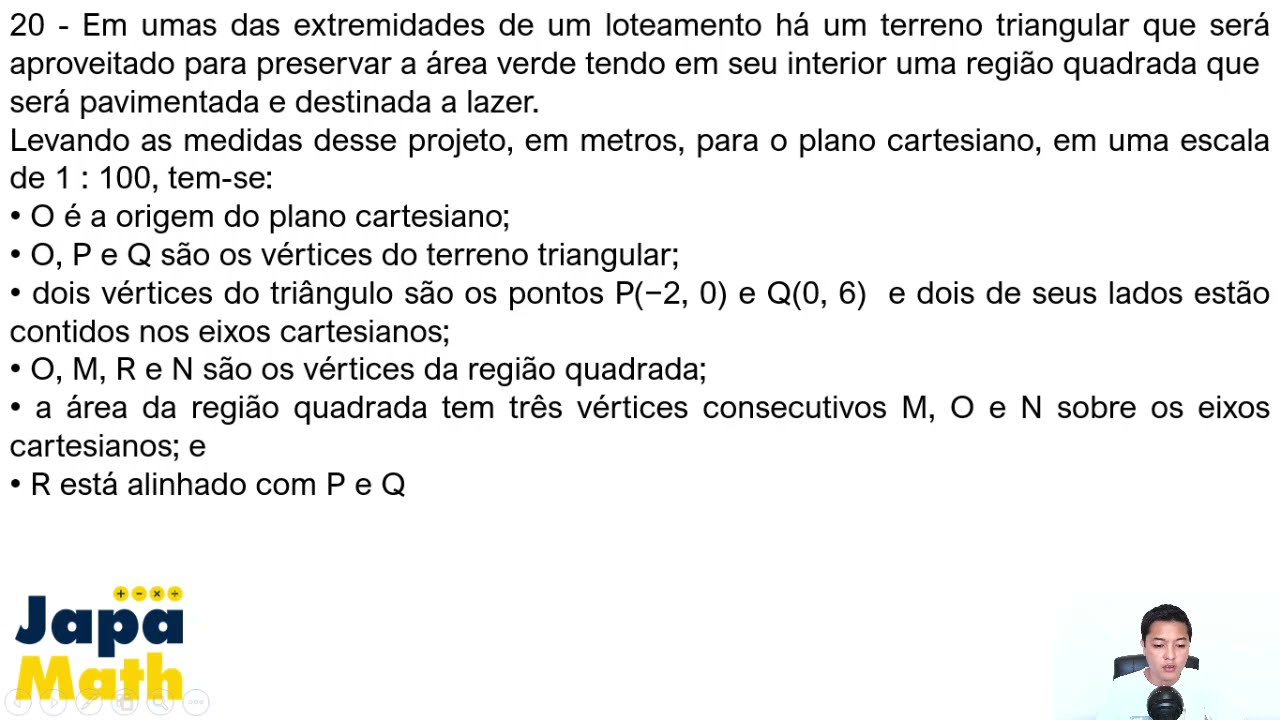 Prova AFA Resolvida(2019 - 2020) - Matemática - Questão 20