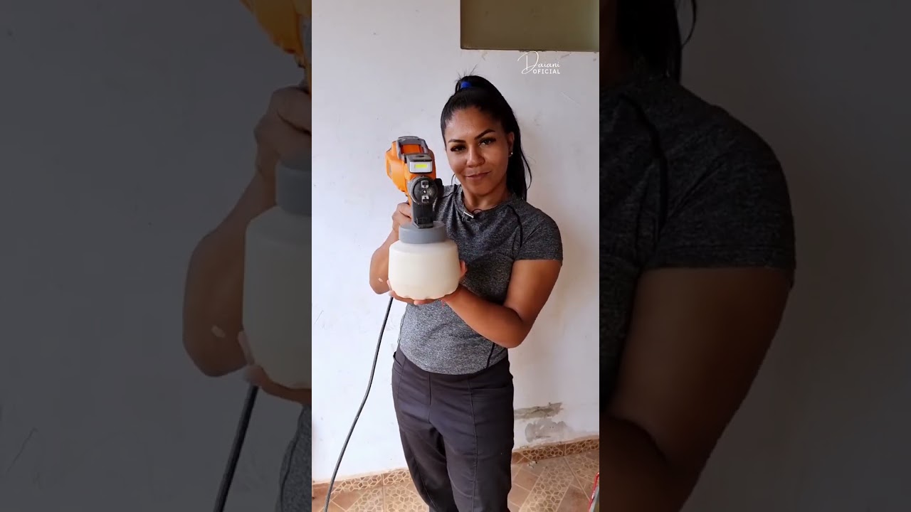 PISTOLA EL&Eacute;TRICA DE PINTURA ! FERRAMENTA INCR&Iacute;VEL PARA FACILITAR SEU TRABALHO ! #shorts