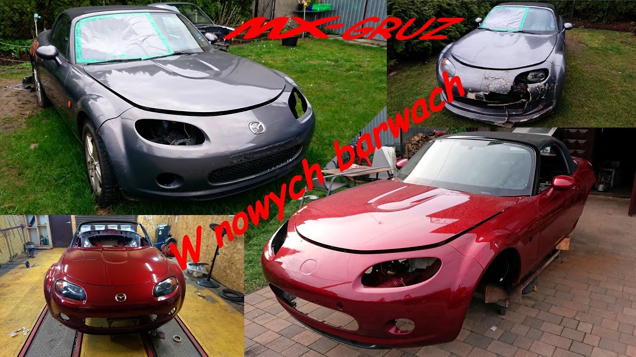 Malowanie Mazdy MX-5 - Odgruzowanie Mazdy MX-5 NC #7
