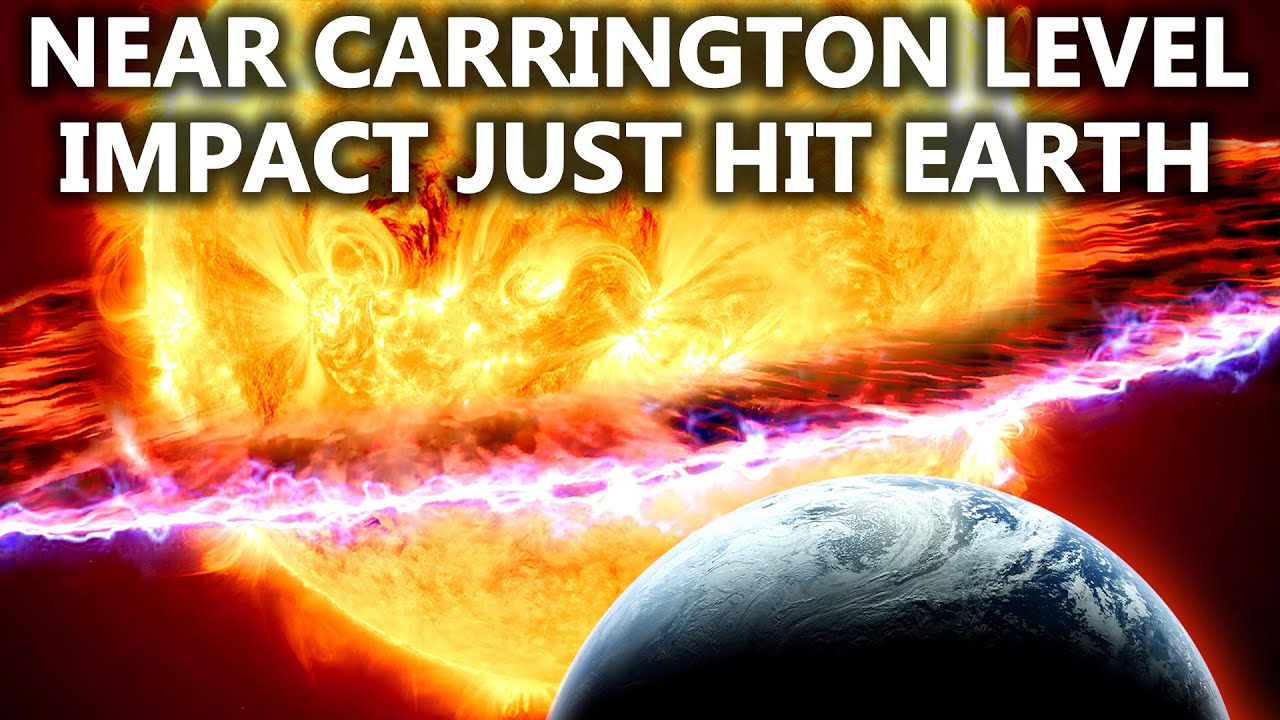 A Near-Carrington Level Solar Storm Just Hit Earth 💥 Breaking Space Weather News