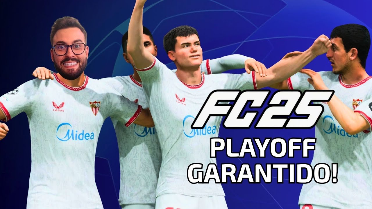 PLAYOFF DA CHAMPIONS GARANTIDO CONTRA  O ASTON VILLA | Ep. 28 | EA FC 25 CARREIRA JOGADOR REALISTA