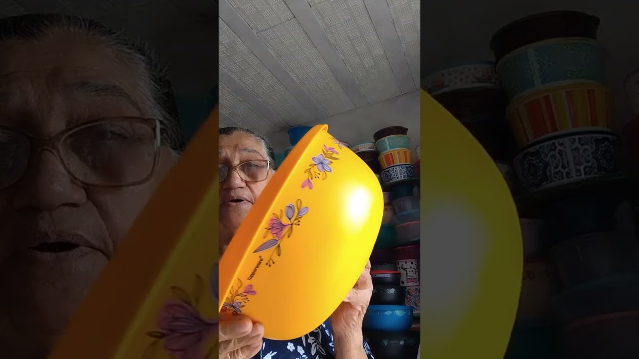 Vídeo Mostrando Tupperware Original Com flor vêm fazer Sua Compra 77)77999787249