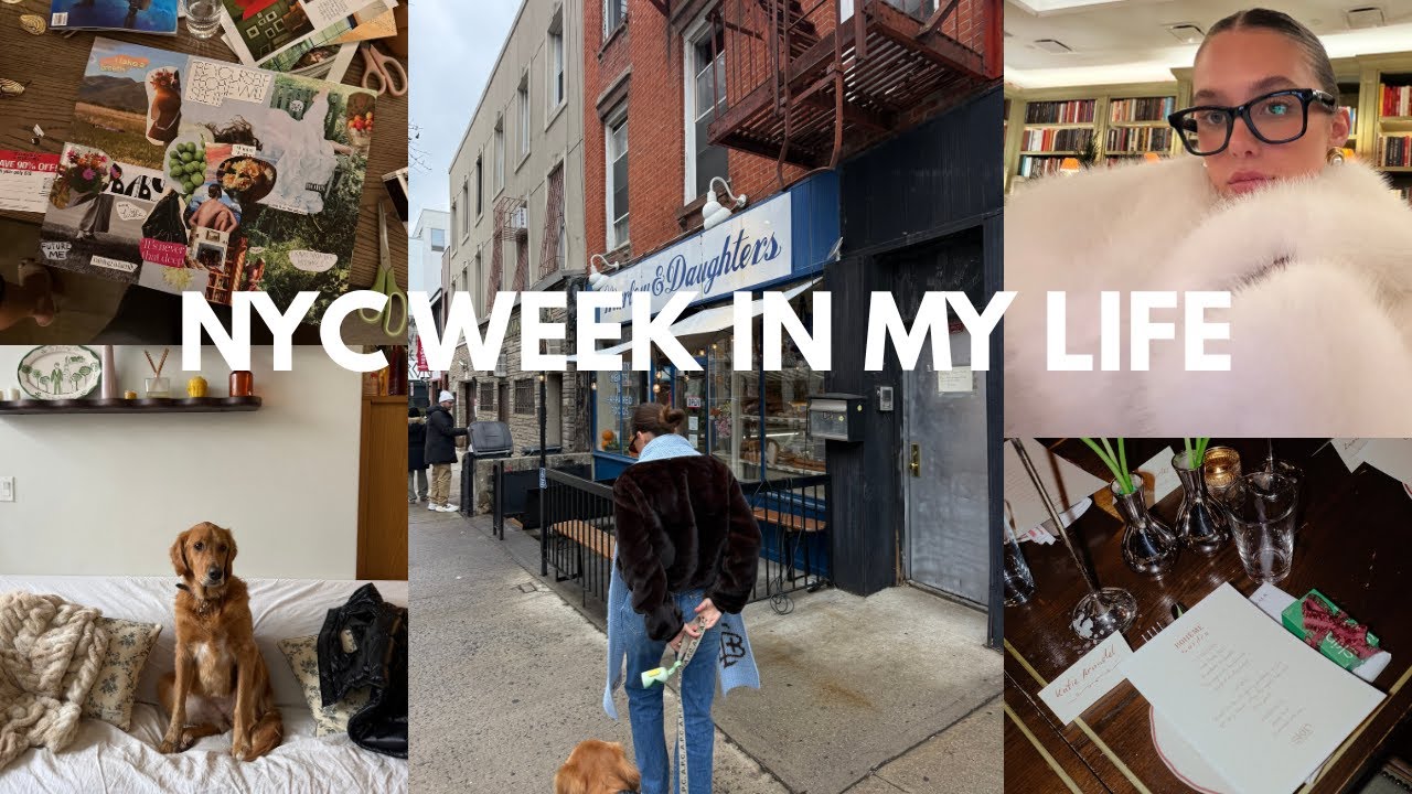 December NYC week in my life: lots of chatting & catching up + events before the holiday