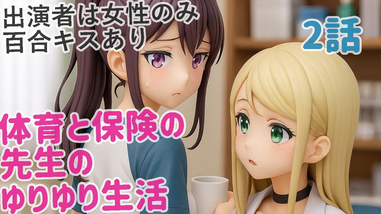 【百合漫画】体育と保健の先生のゆりゆり生活　#百合漫画　#ガールズラブ 