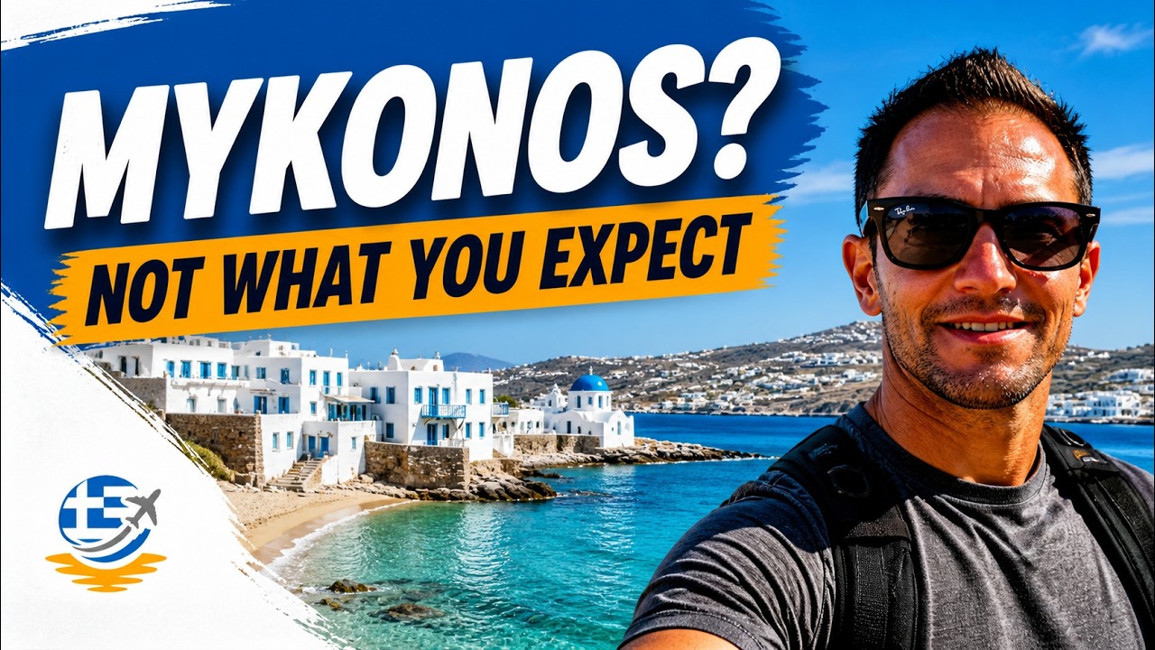 The Hidden Corners of Mykonos | Part 2: West Coast, Town, Port & Lighthouse Views 🇬🇷