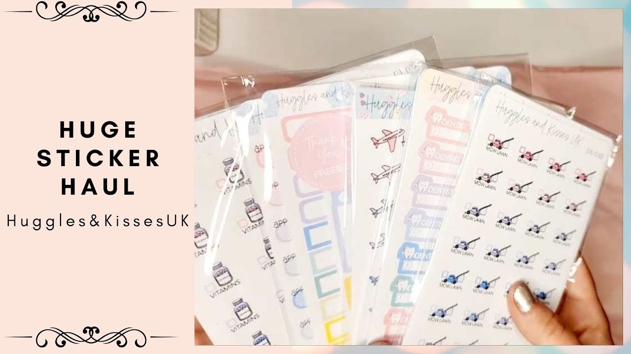 Huge Planner Sticker Haul | Huggles & Kisses UK