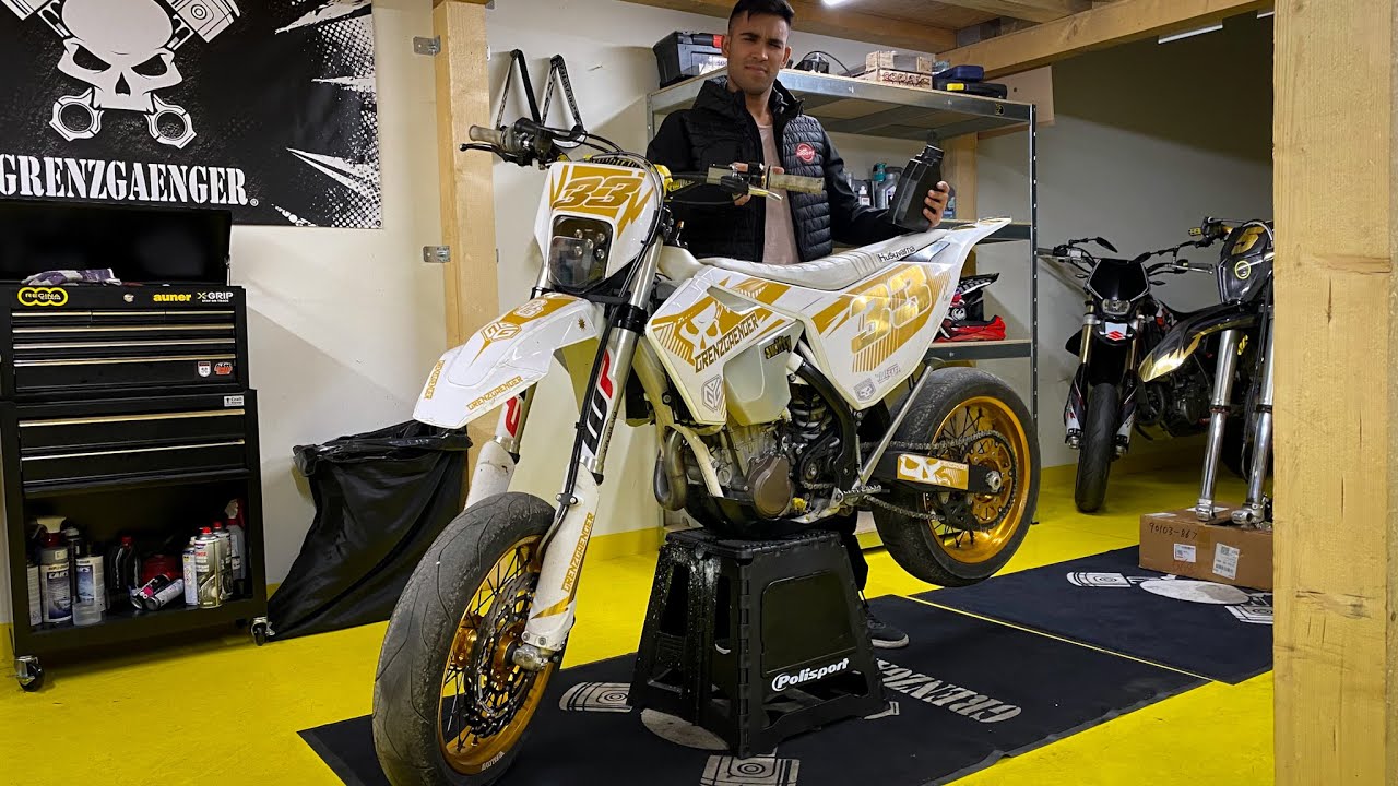 Ölwechsel bei meiner Husqvarna FE 450😪