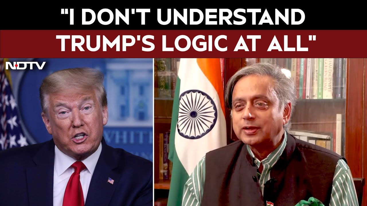 Shashi Tharoor Latest Interview | Tharoor Explains Impact Of H1B Visa And Tariffs On India
