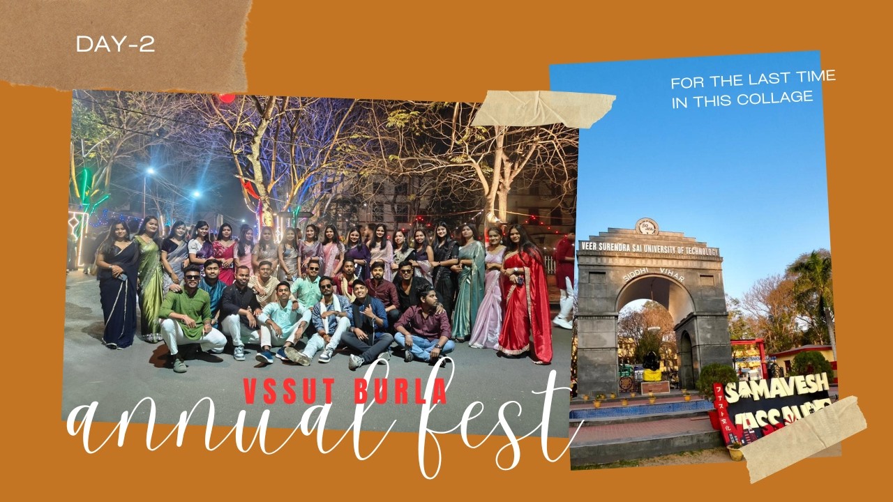 DAY- 1 & 2 Of Samavesh x Vassuant 2026  || VSSUT BURLA || Vlog #9