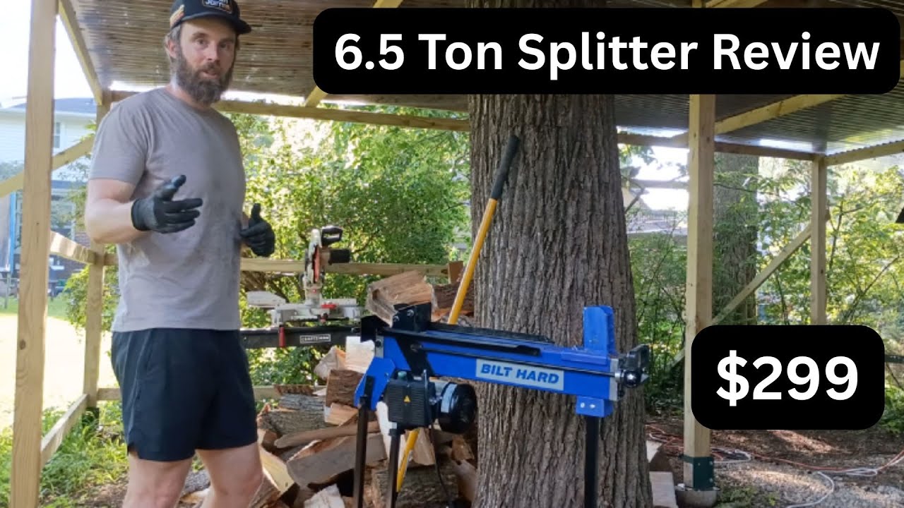 Bilt Hard 6.5 Ton Electric Log Splitter - Overview and Demo