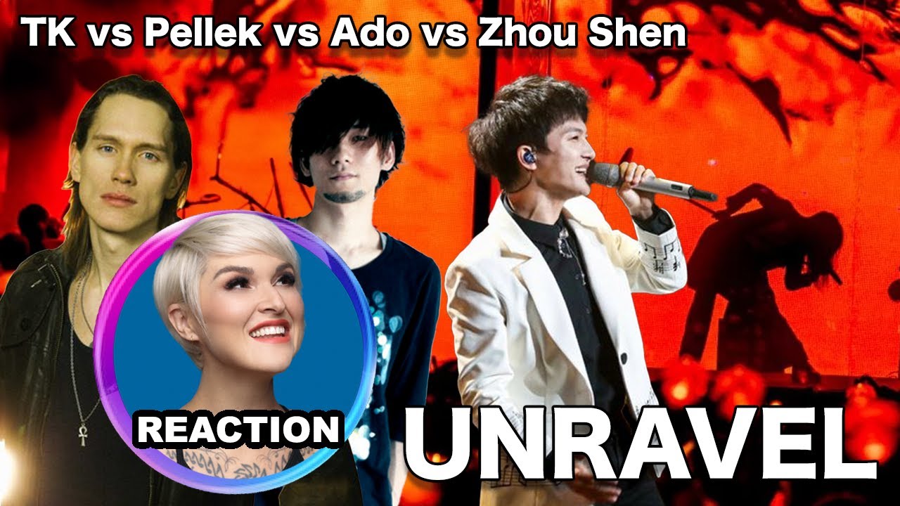 Vocal Coach Rozette Compares #ado #tk #zhoushen #pellek「UNRAVEL」國外聲樂老師對比 #unravel #東京喰種 #reaction