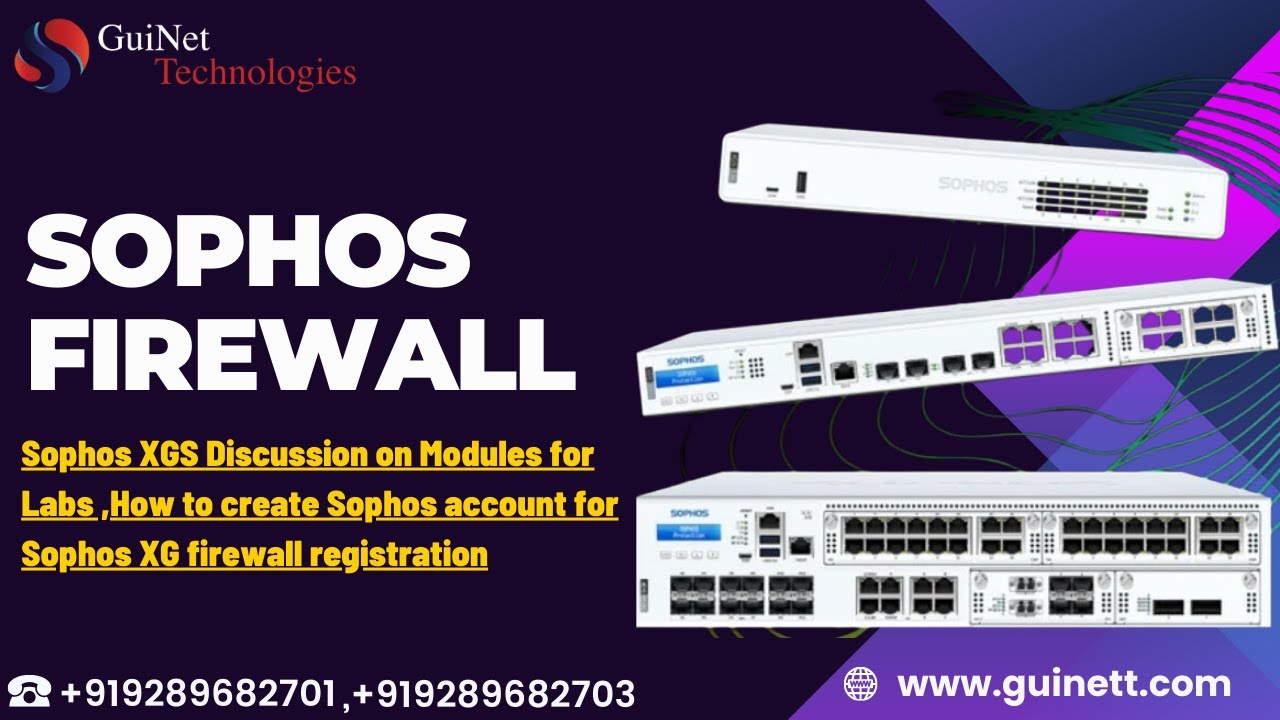 Day-0- Sophos XGS Discussion on Modules for Lab, how to create Sophos account for Sophos XG firewall