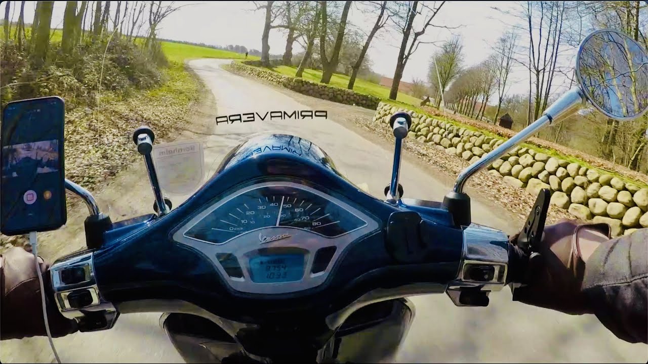 Vespa Primavera onboard #5 50cc 2020 FIRST RIDE AFTER MASSIVE REPAIR
