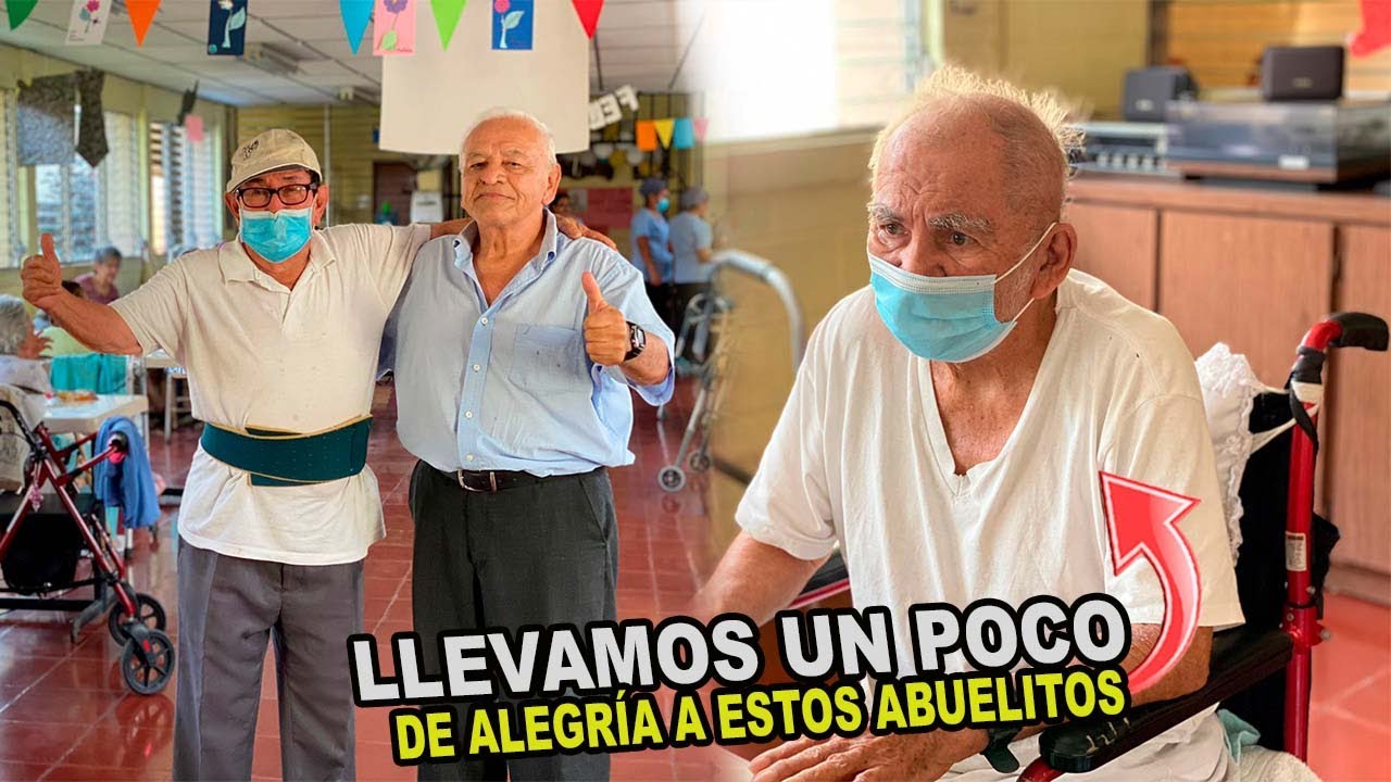 Asi disfrutaron en el Asilo San Vicente de Paul el dia del padre Youtubero Salvadoreño