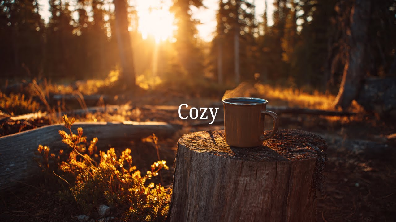 Golden Forest Piano 🌞 Cozy Instrumental for Relaxation