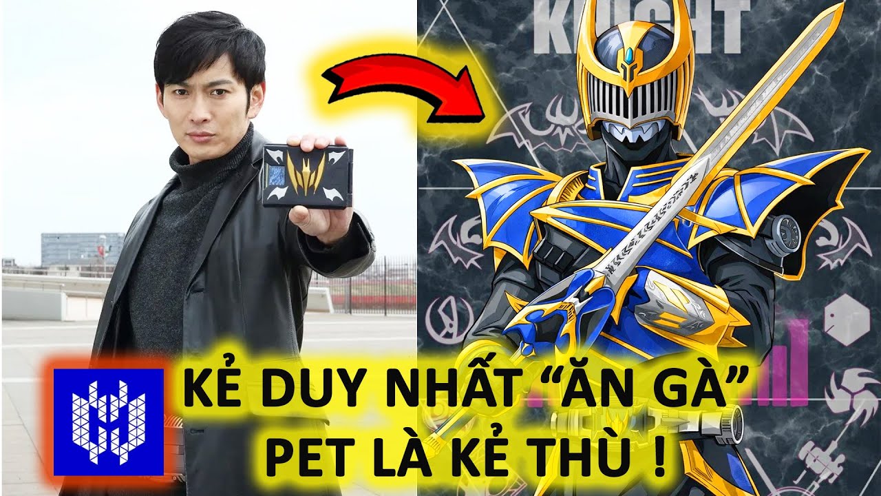 10 Sự Thật Về Kamen Rider Knight - Thanh Niên Suy Tình Và Chiếc Áo Da Bất Tử !