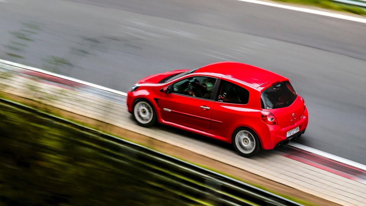 7:35 BTG Clio 3 RS Turbo   (TF) con trafico - Nordschleife