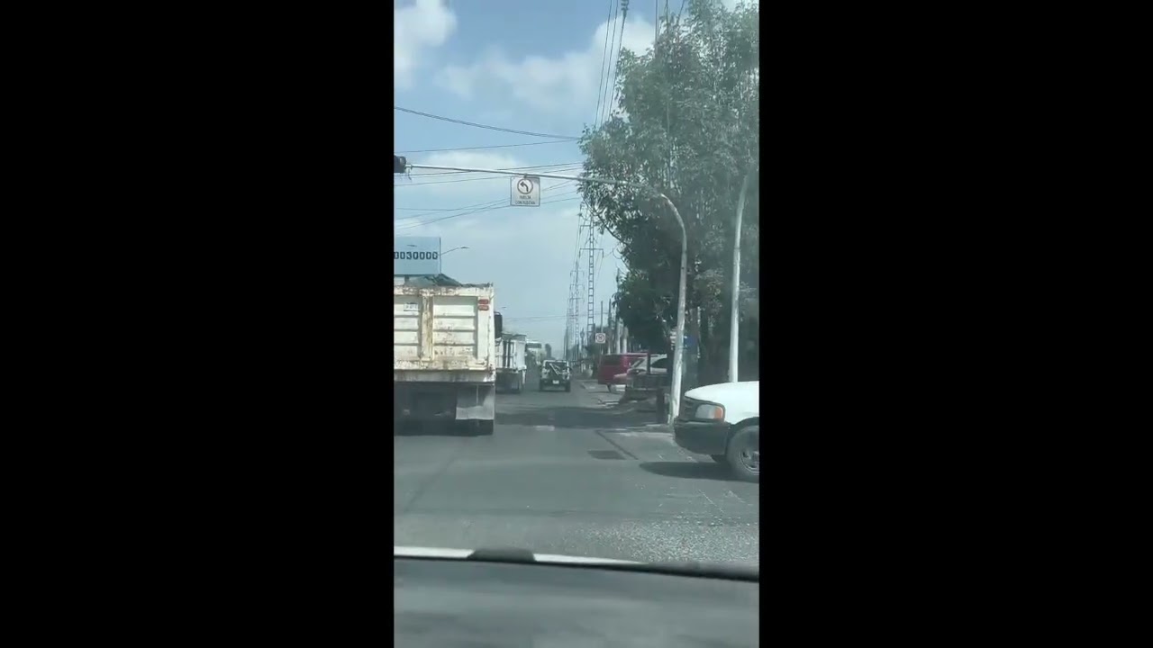 Burned Vehicles in Jalisco After Mexican Forces Kill Cartel Leader
