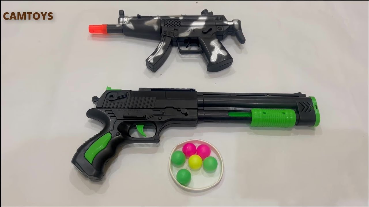 Review shotgun and testing with 6 bullets #gunreview #guns #toygun