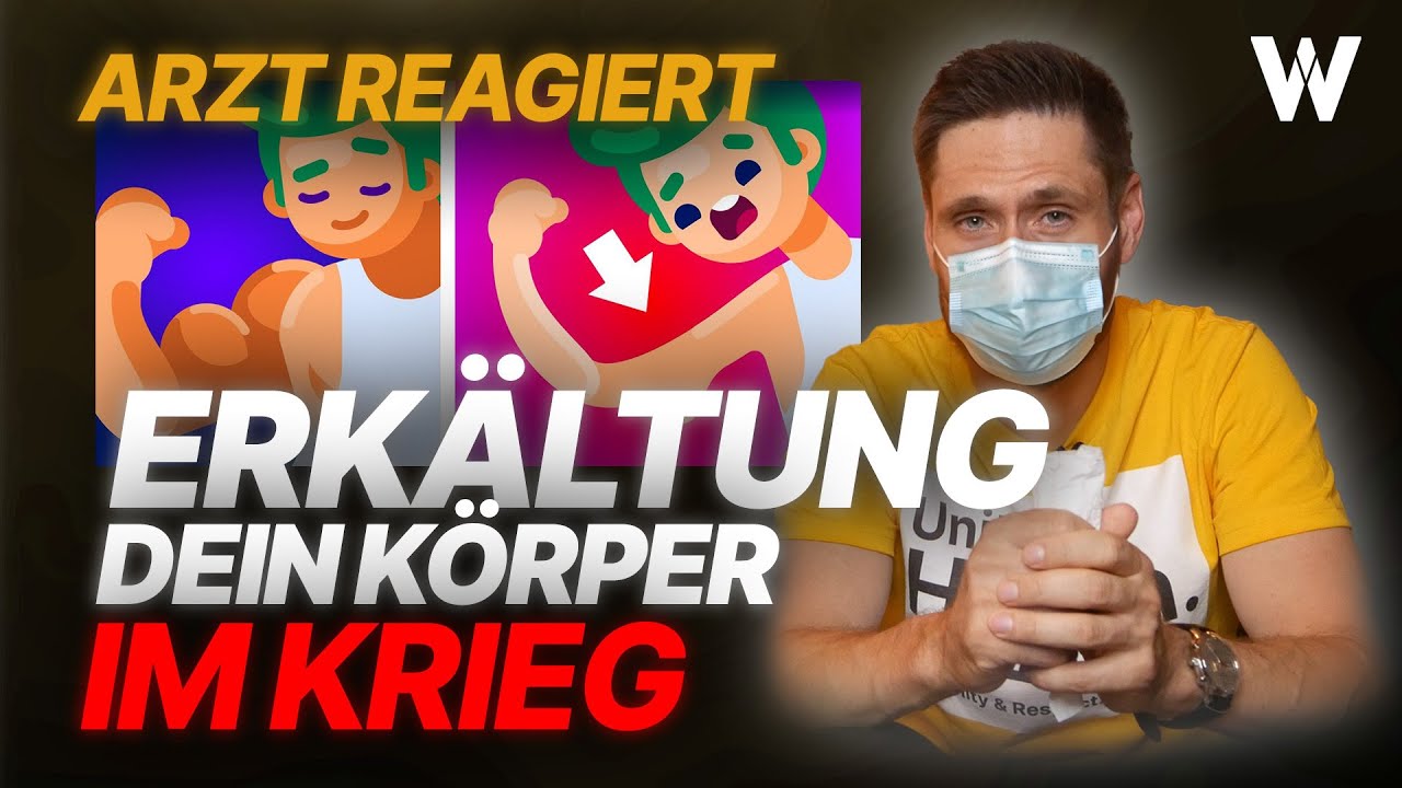 Bist du krank? Schnupfen, Fieber, Grippe: Was bei Erkältung im Körper passiert! [Arzt reagiert]