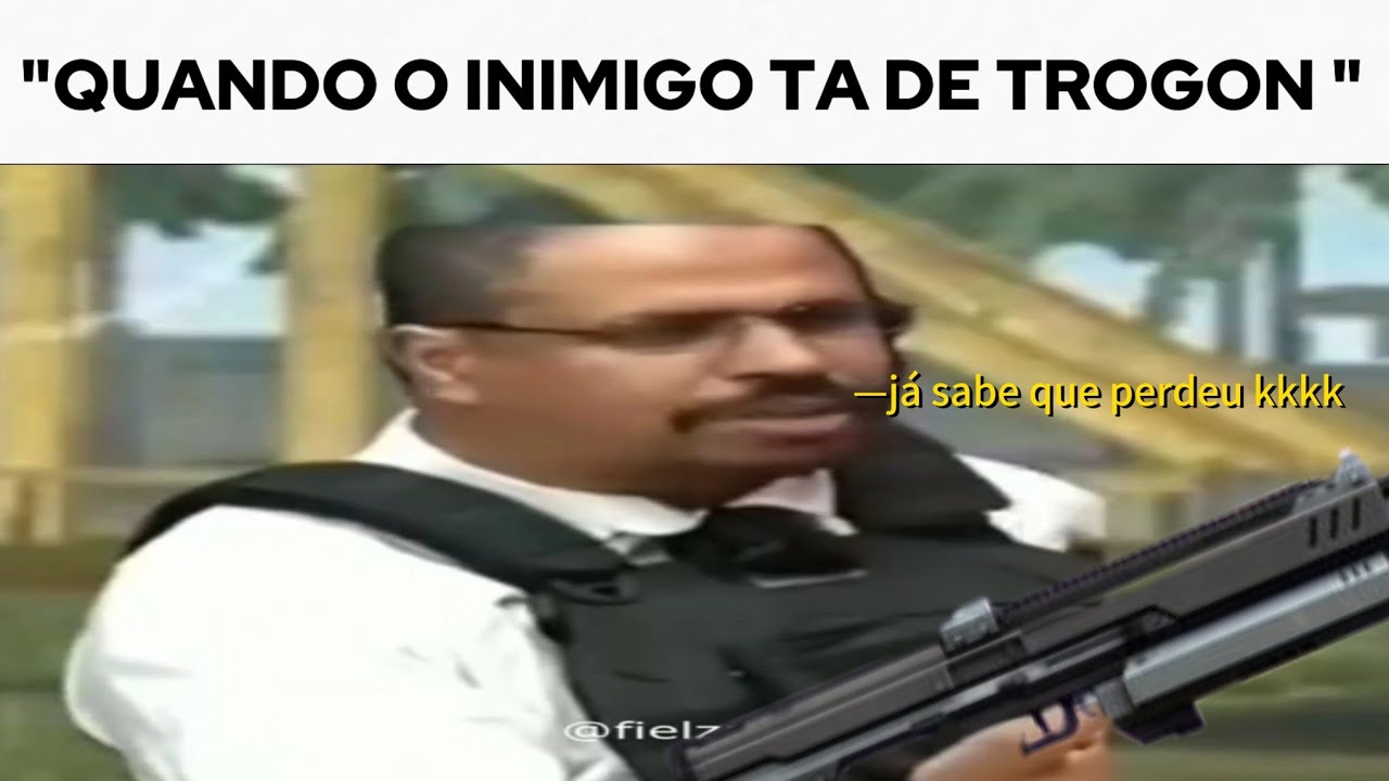OS MELHORES MEMES DE FREE FIRE KKKK—quando o inimigo tá de trogon kkkk