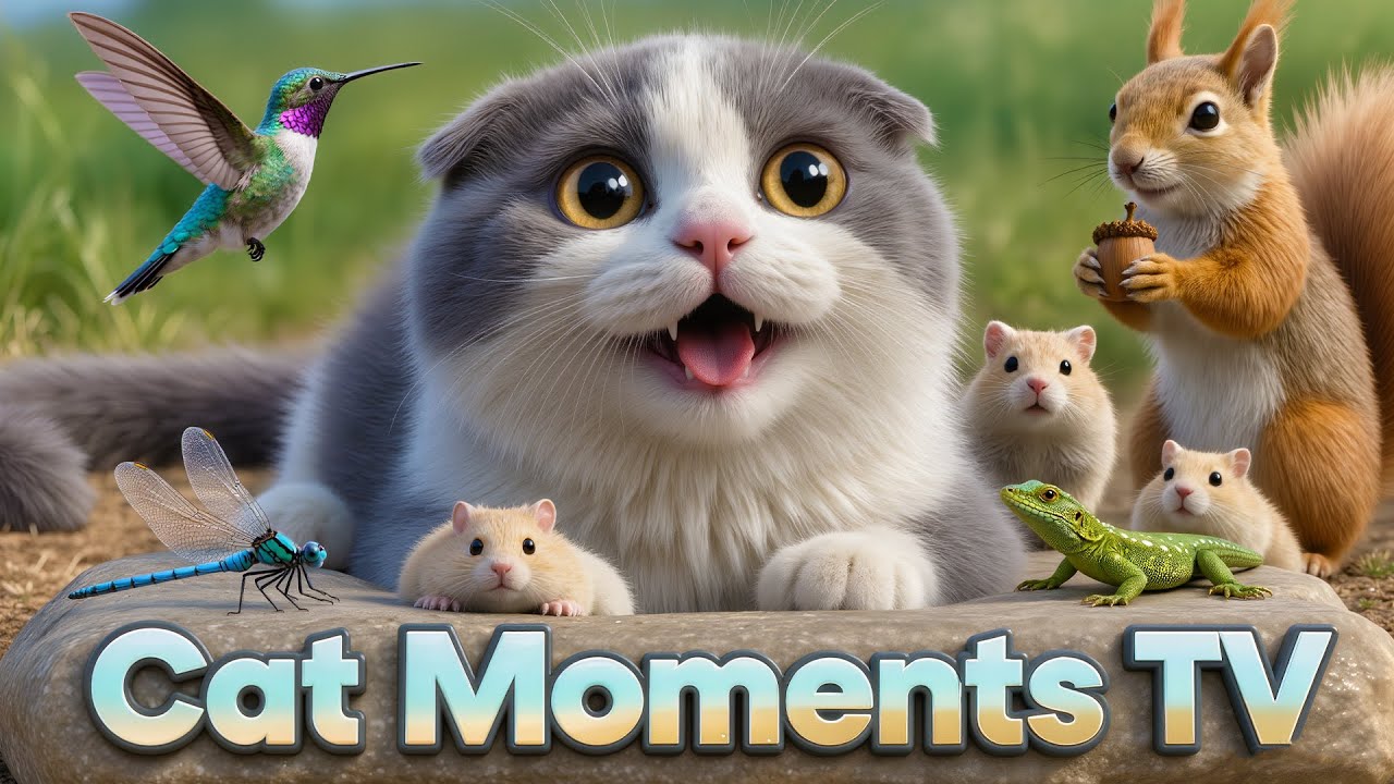 Cat Moments TV | Animals in Motion for Cats – Backyard, Forest & Water Ep.106
