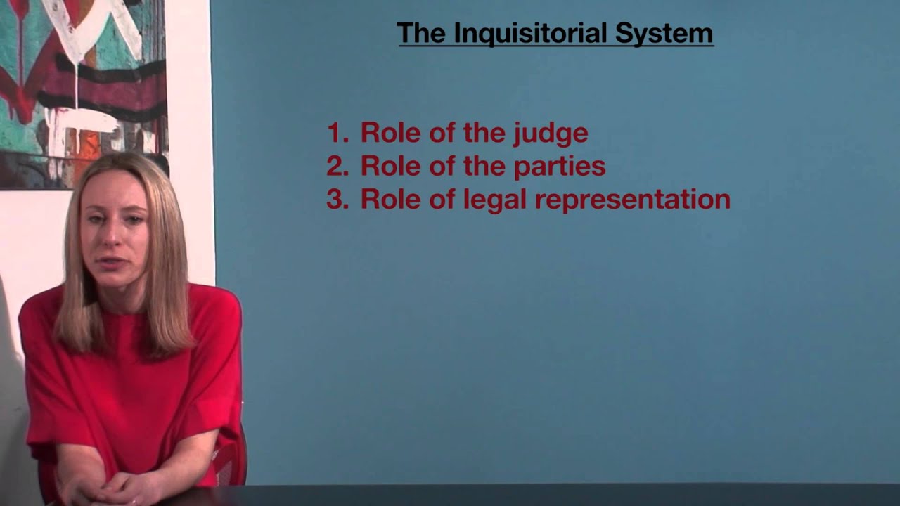 VCE Legal Studies - The Inquisitorial System