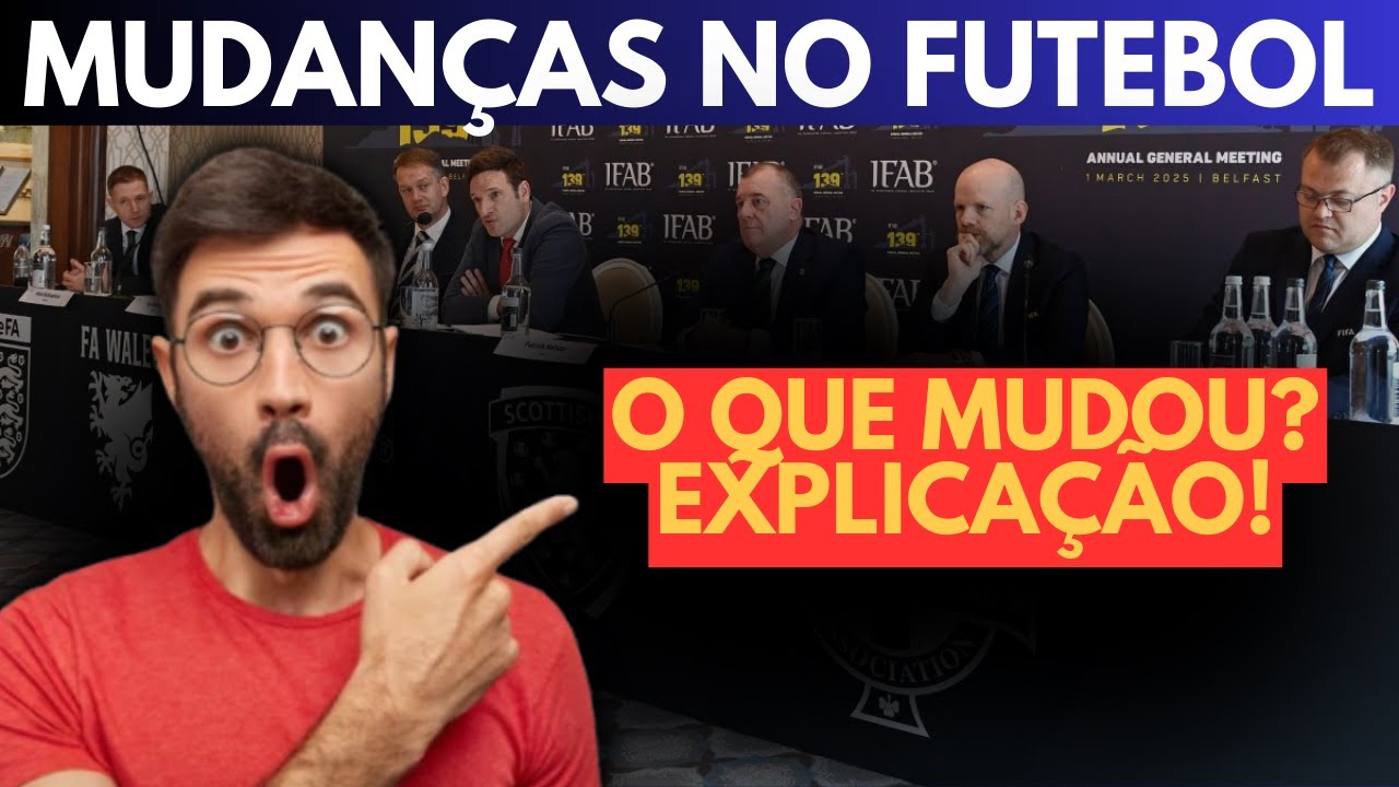 FIFA Mudou a regra do Futebol. Veja as Novas Regras do Futebol