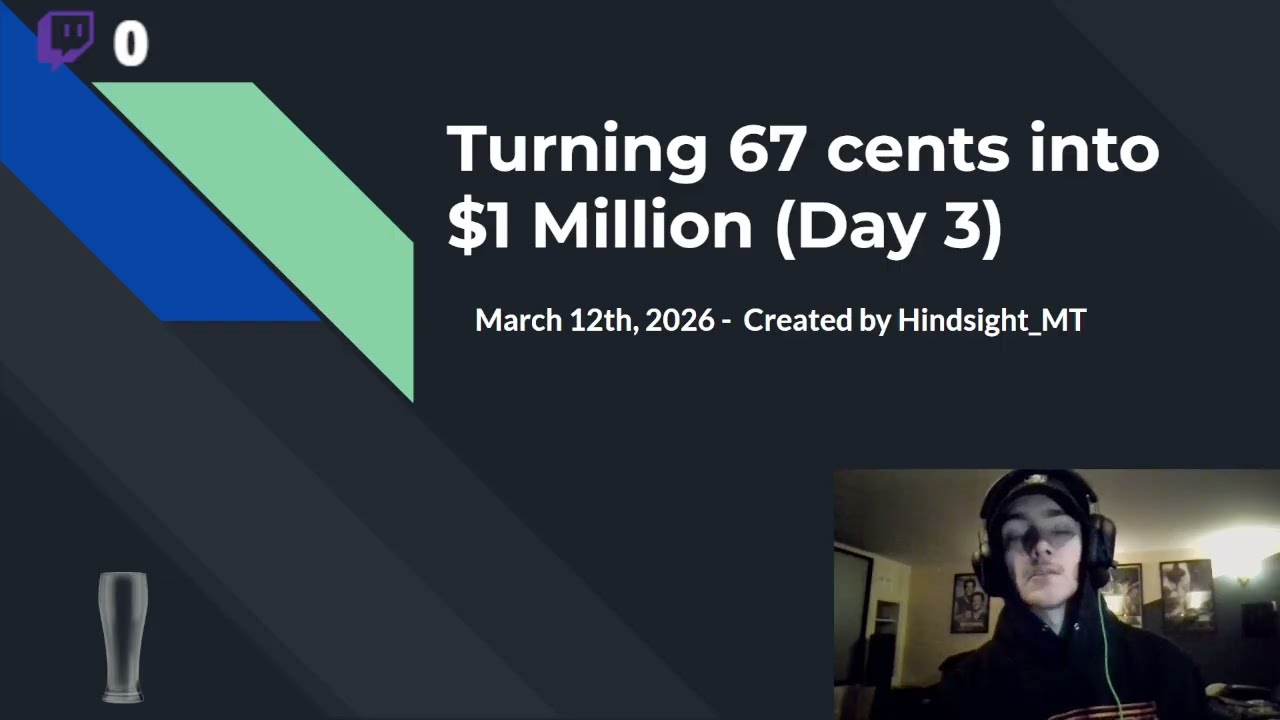 Turning 67 cents into 1 Million Dollars (Day 3) | USA Moves on! - WBC | March 12th CBB Predictions