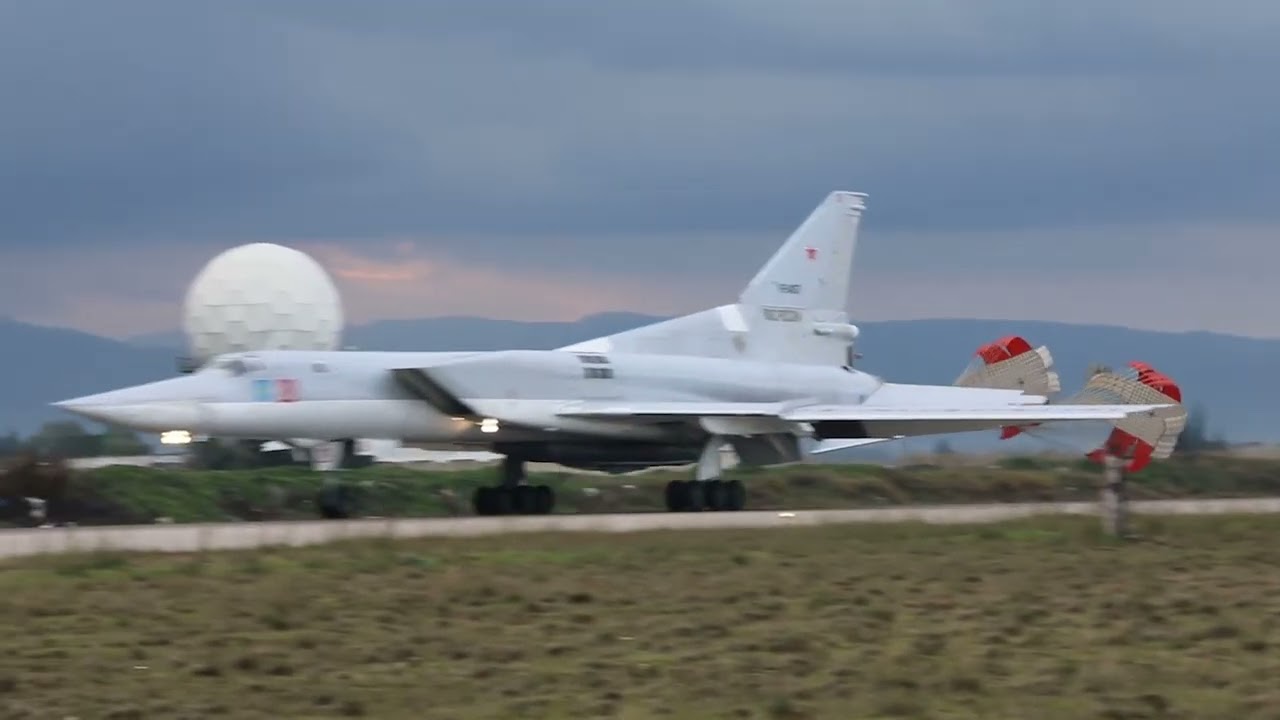 Tu-22M3 and MiG-31K Landing