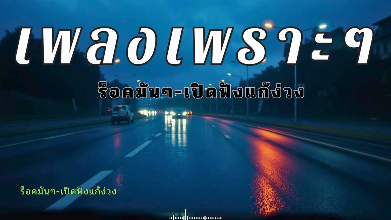 รวมเพลงจังหวะสนุกๆแนวร็อคนุ่มๆฟังแก้ง่วงตอนขับรถ