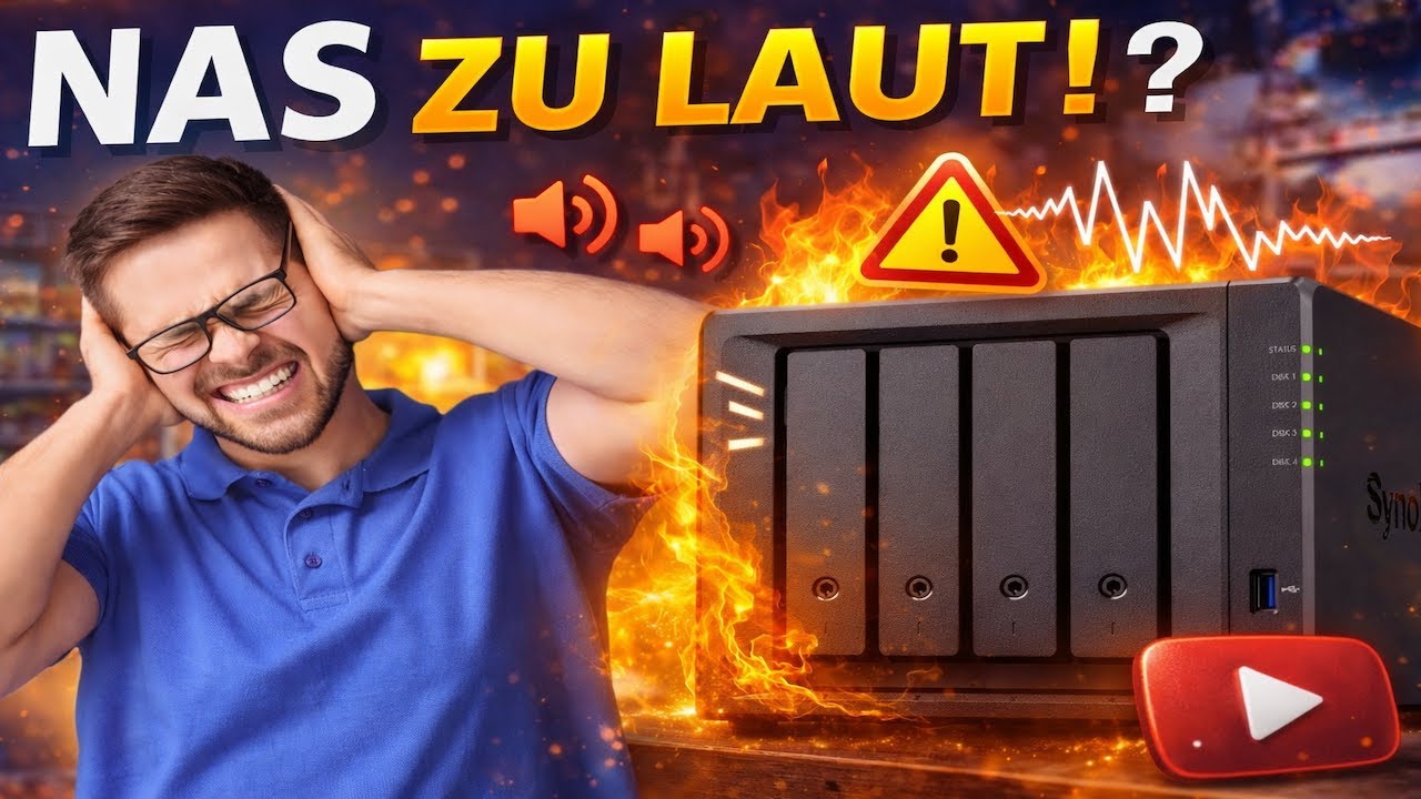 Wie laut ist eine NAS und wo stelle ich sie auf