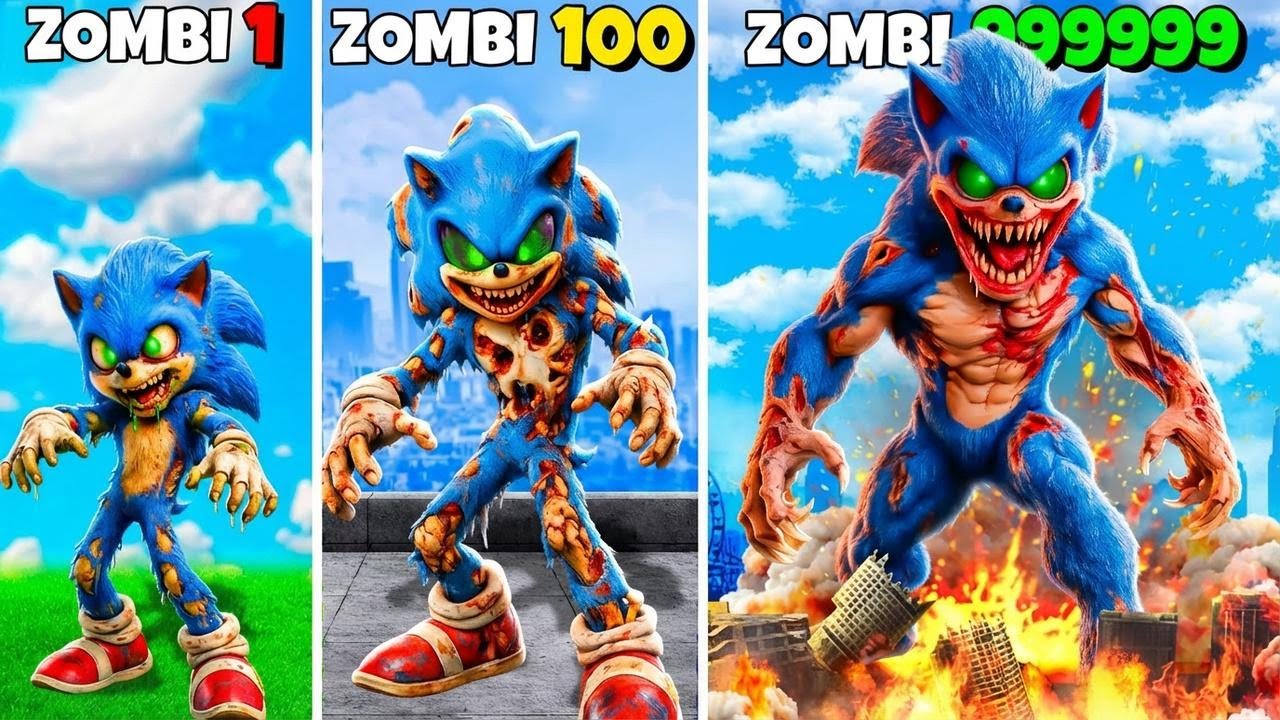 Îl îmbunătățim pe Sonic Zombi în GTA 5! (Modul inspirat de filmul Sonic)