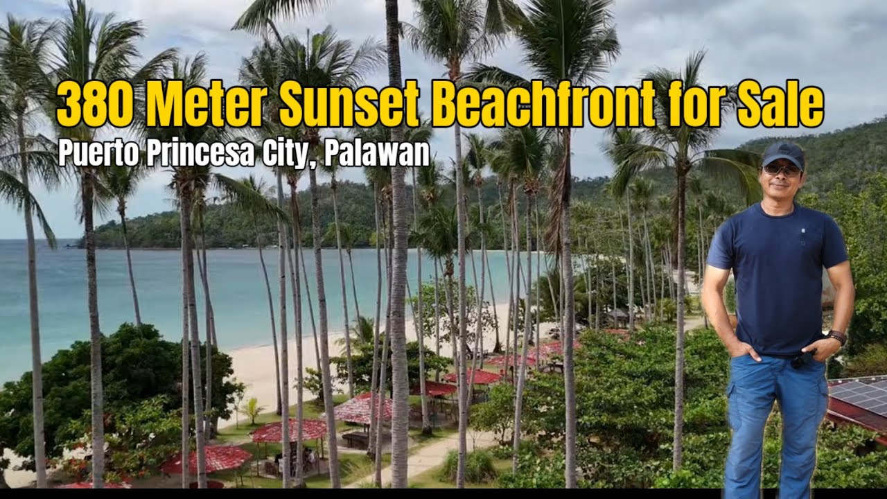  ULTRA-RARE SUNSET COVE BEACHFRONT ESTATE in Puerto Princesa City
