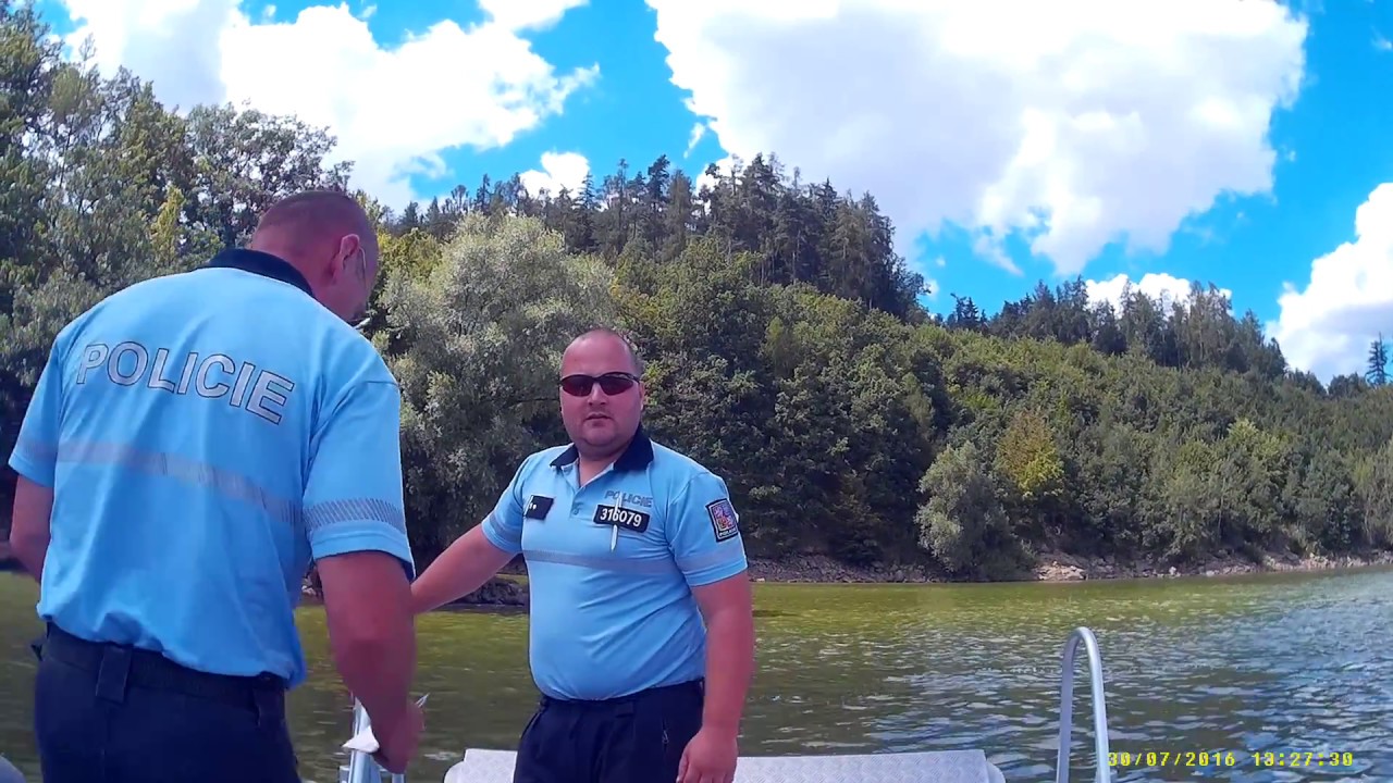 Policejní šikana na Dalešické přehradě