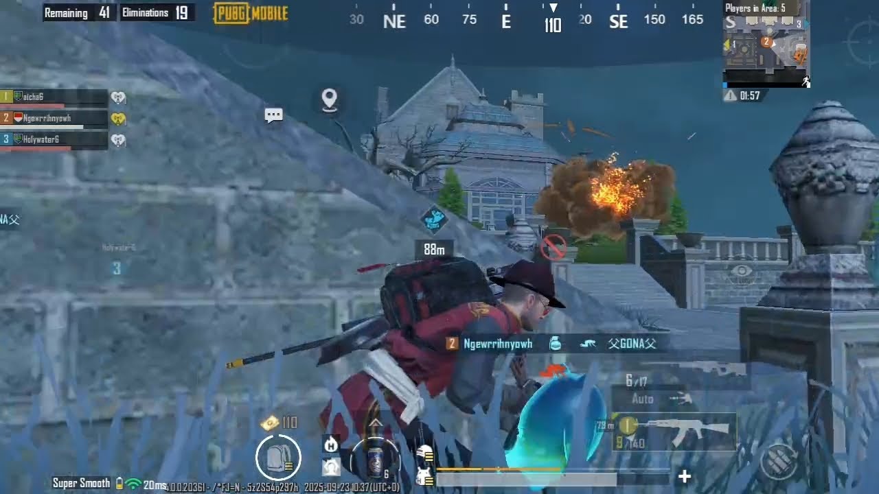 Erangel: Spooky Soiree | #5/25 | C9S26 | Classic Ranked - Squad TPP [ PUBGM 4.0 ]