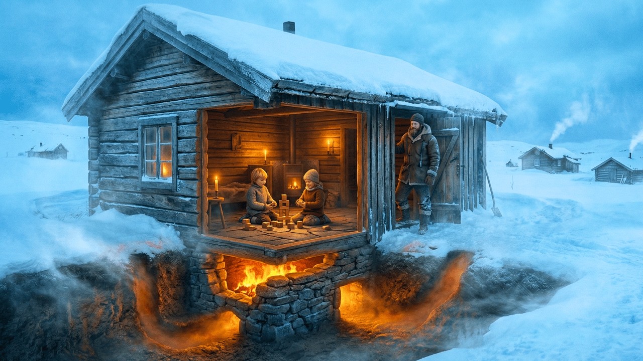 Se BURLARON de Su Chimenea Subterránea hasta que Sus Hijos Jugaron Descalzos a -40°C