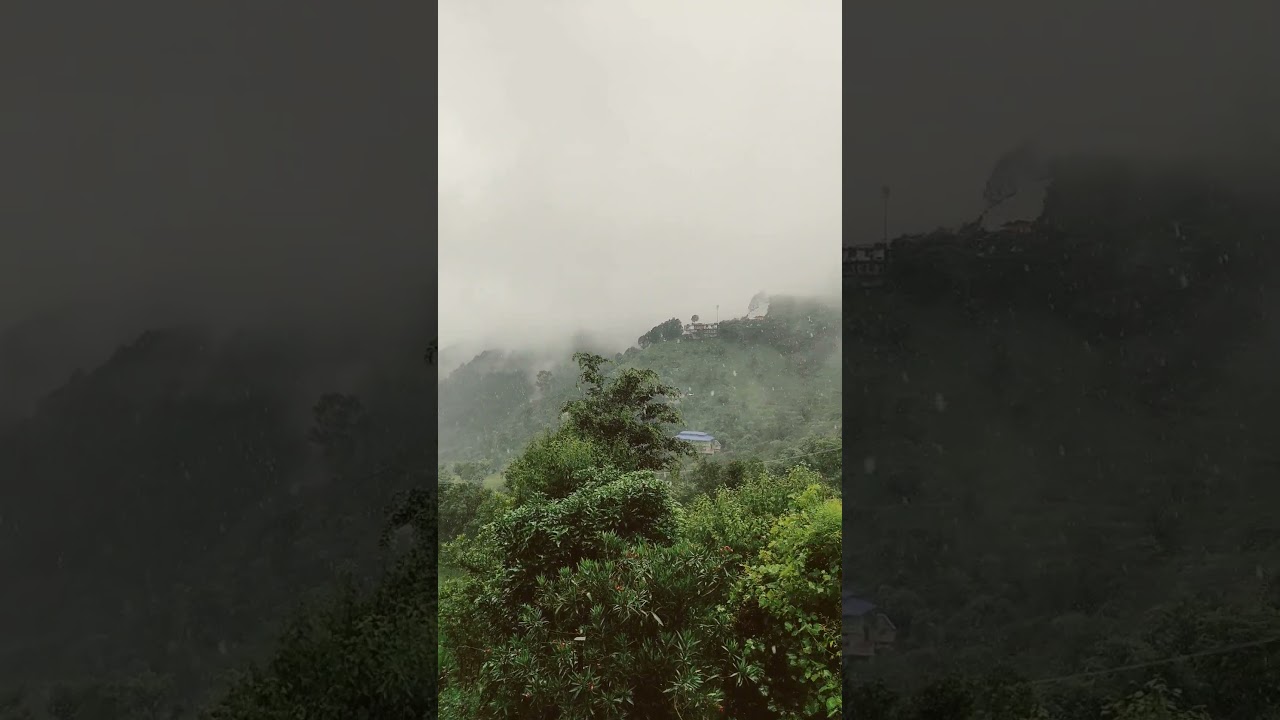 Heavy rain fall in Himalayas #himachal #mandi #unstoppable #rain #heavy_rain #rewalsar #rainfall