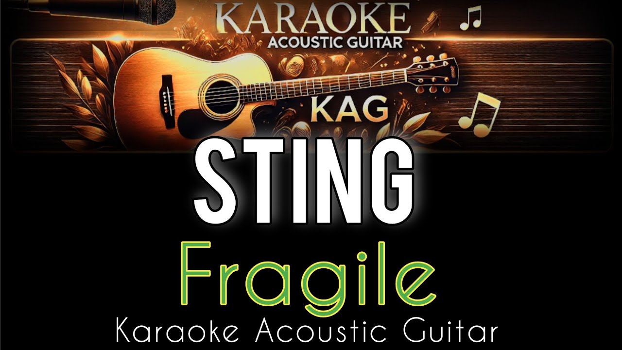 Sting - Fragile acoustic karaoke 