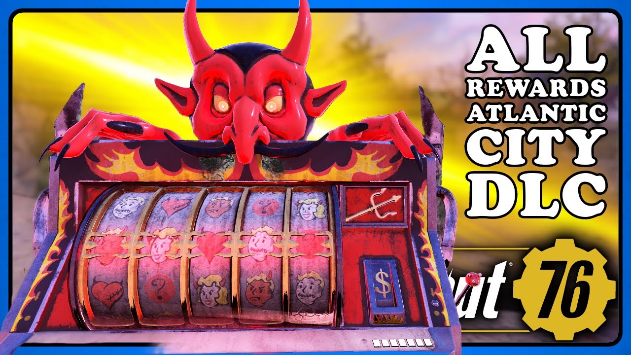 Fallout 76: Atlantic City All Rewards - In Game Showcase. Stamp Rewards 1700 Stamps.