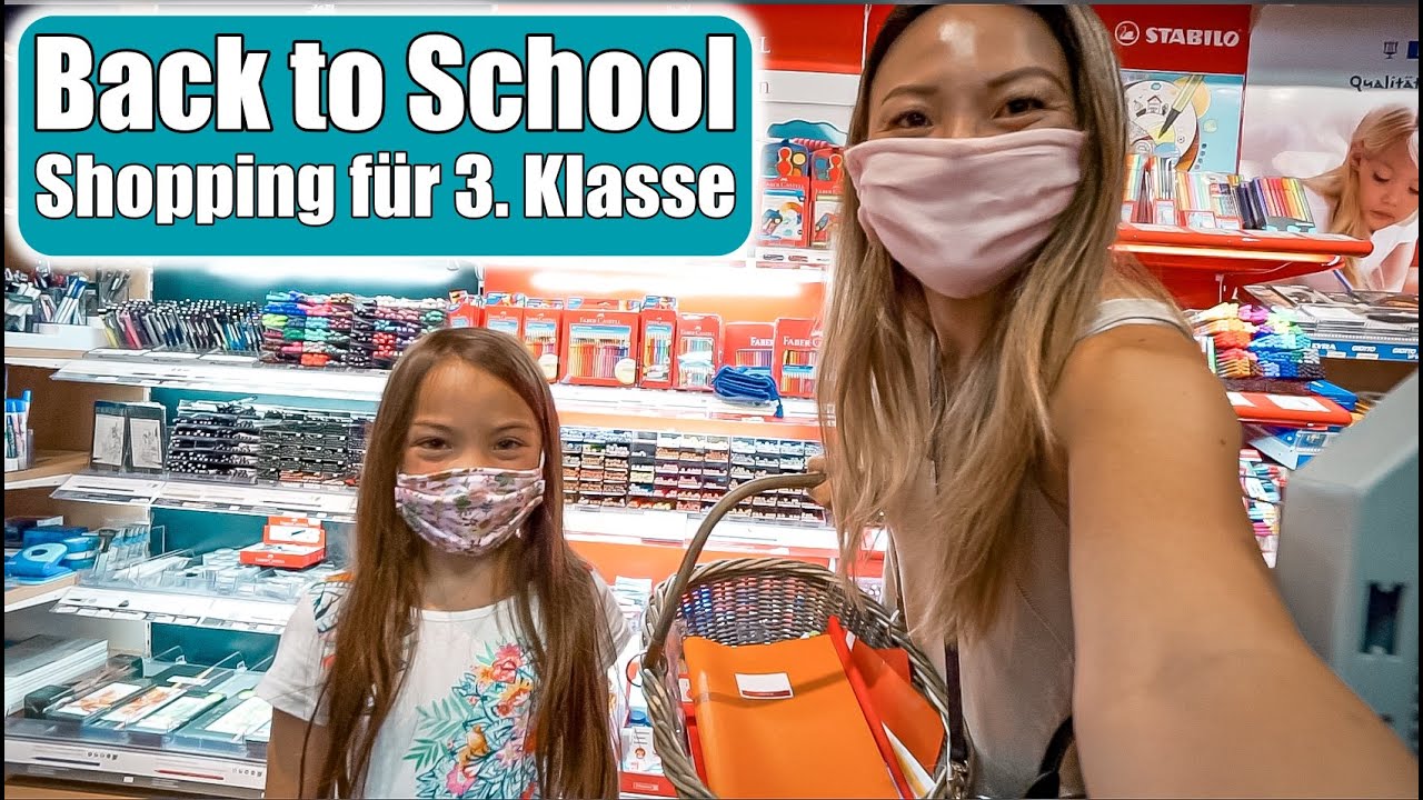 Claras Back to School Haul 😍 Shopping Tag für 3. Klasse | Füller kaufen | Mama VLOG | Mamiseelen