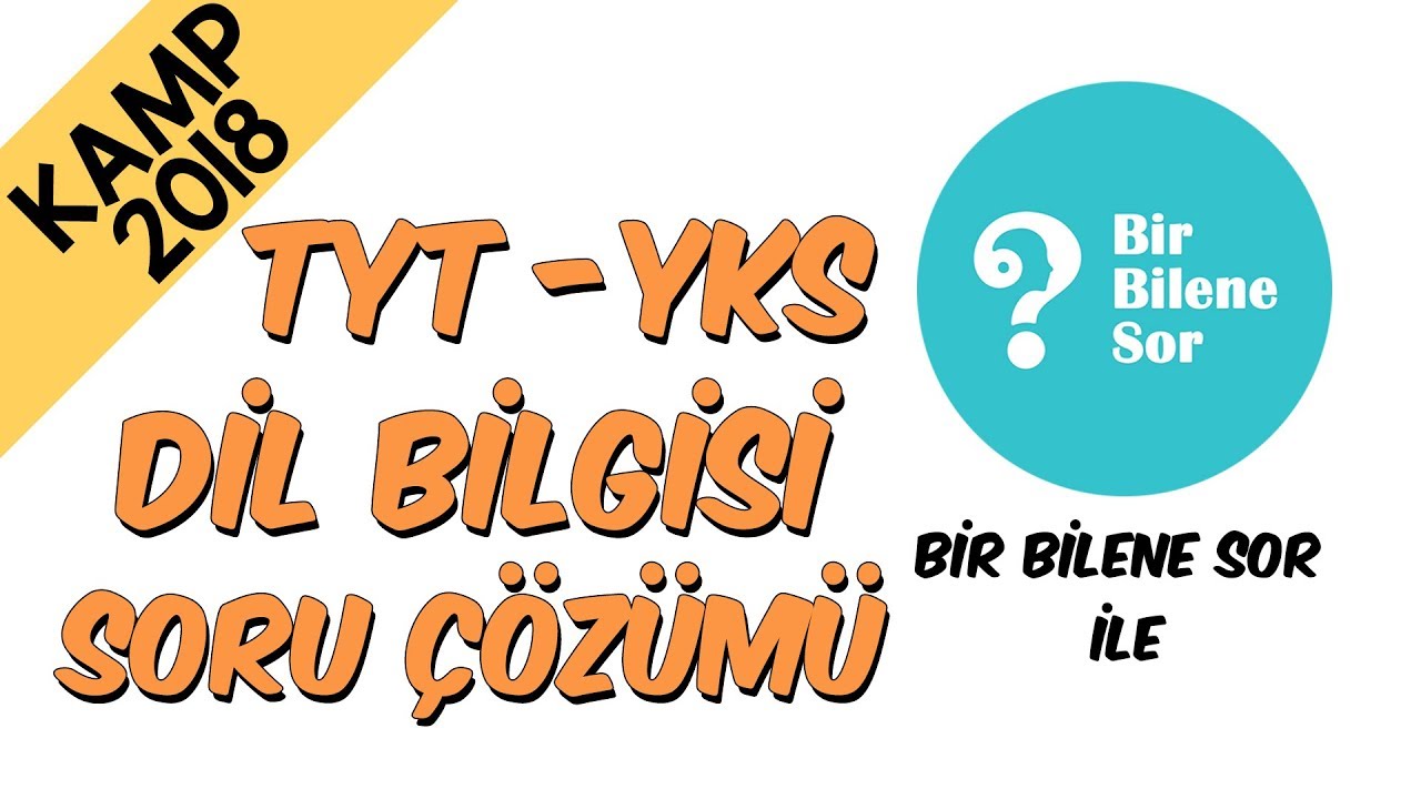 Bir Bilene Sor Dil Bilgisi Soru Çözümü
