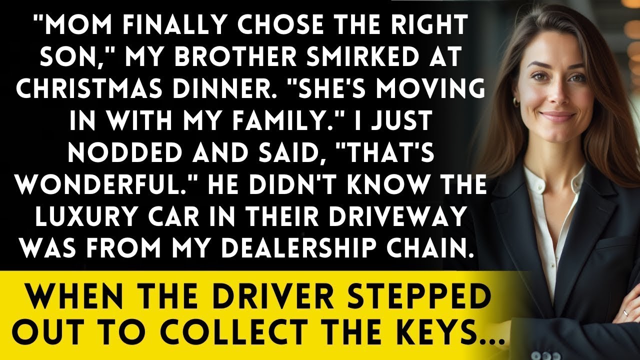 At Christmas, My Brother Said Mom Chose Me - Until He Saw Who Was Driving Her New Car